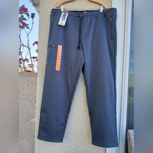 Weatherproof Men's Charcoal Drawstring Jogger Sweatpants